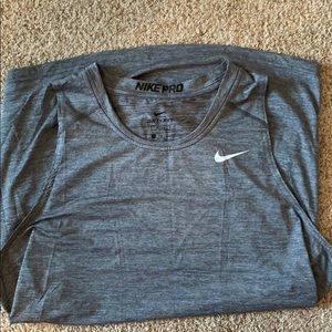 Men’s Nike Pro Grey Dri-Fit Tank